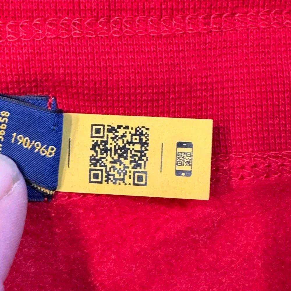 Polo Ralph‎ Lauren Sweatpants Mens XXL Red Fleece Joggers Athleisure Preppy Bold